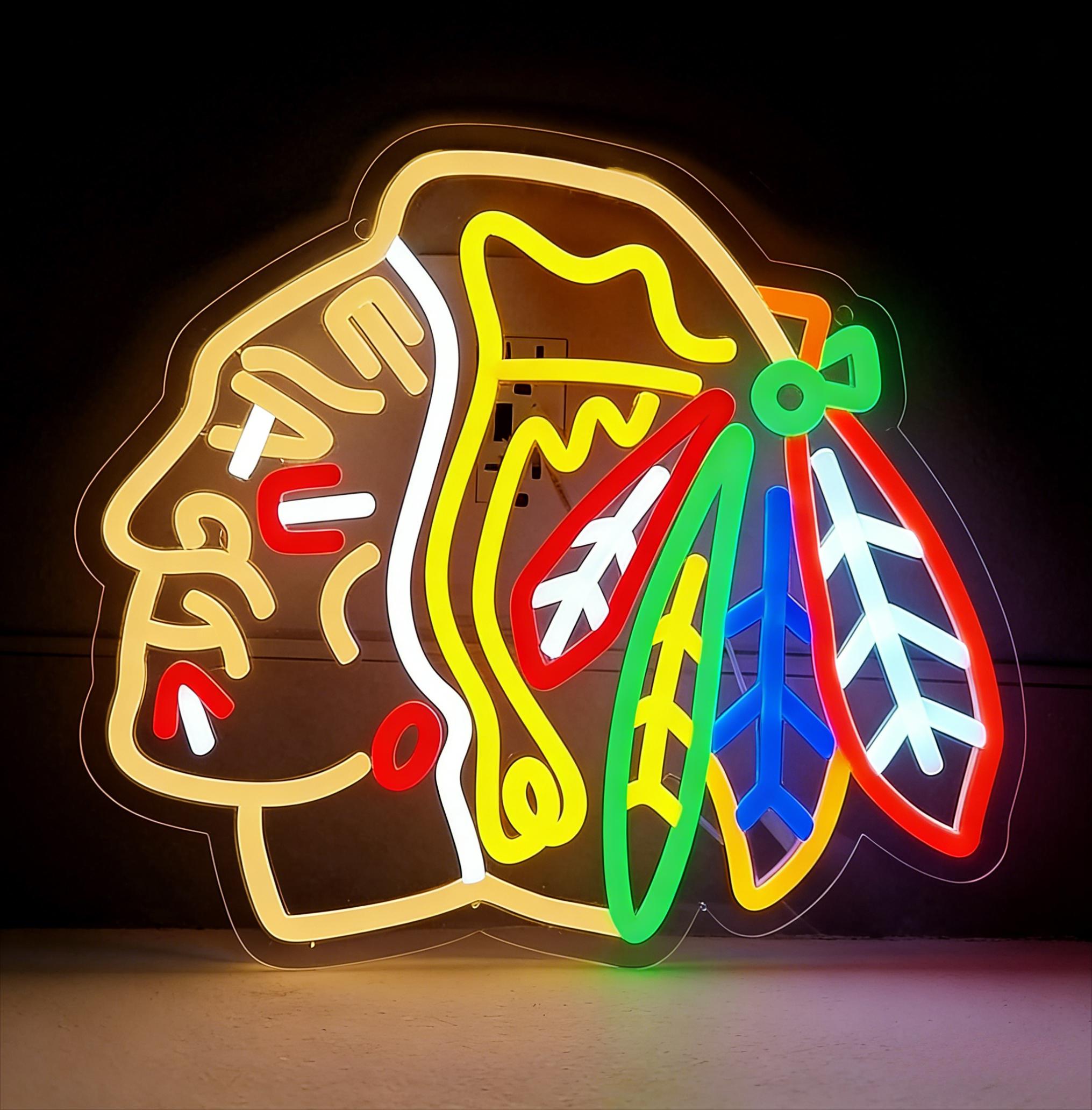 Lighting Decor Bedroom - Ice Hockey Neon Signs USB Dimmable