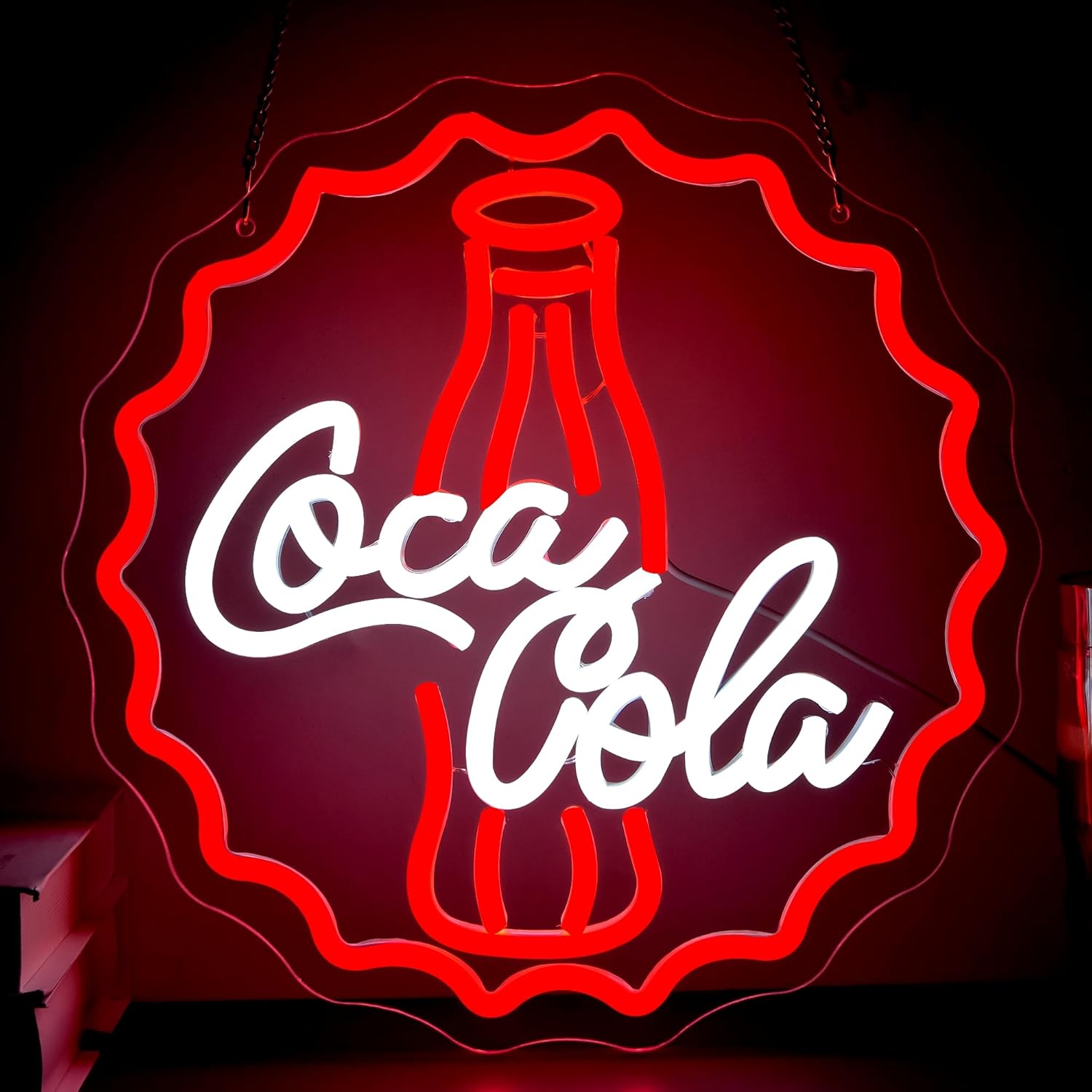 Lighting Decor Bedroom - Cola Neon Sign Art Wall Light