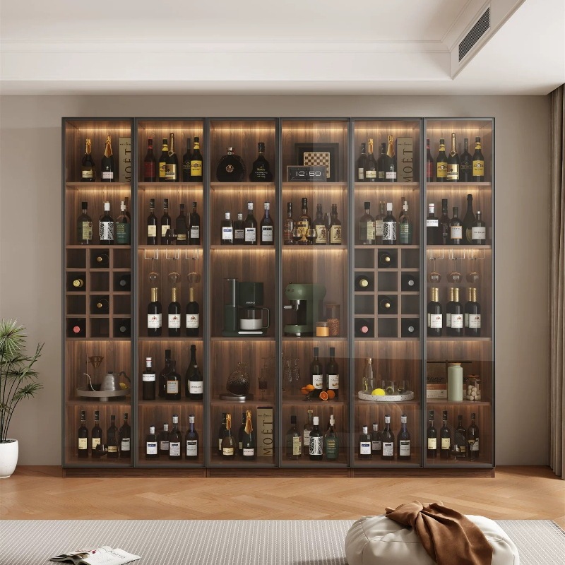 Lighting & Home Decor Studio - Home Living room glass display cabinets