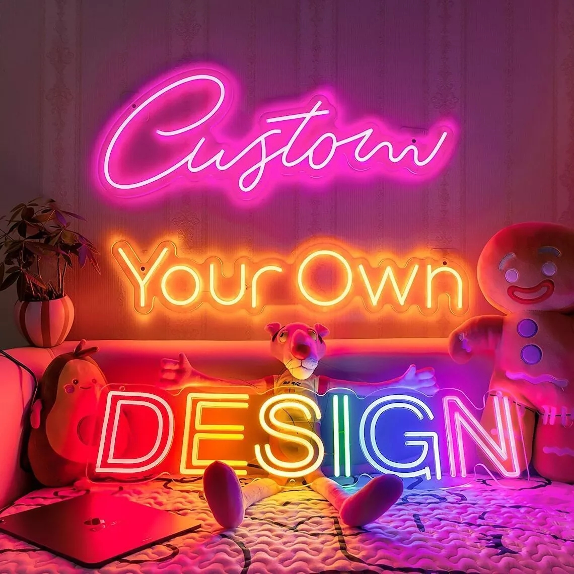 Neon Sign Custom Led - Custom Neon Sign Personalized Acrylic LED