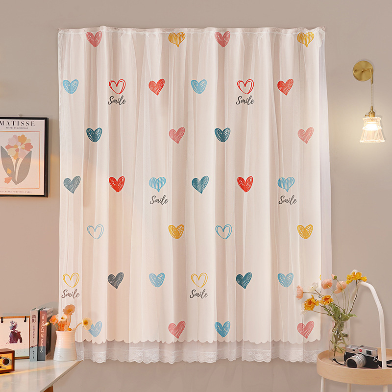 Lighting Decor Rentals - 1PC Decoration Curtain Punch-free Curtain For
