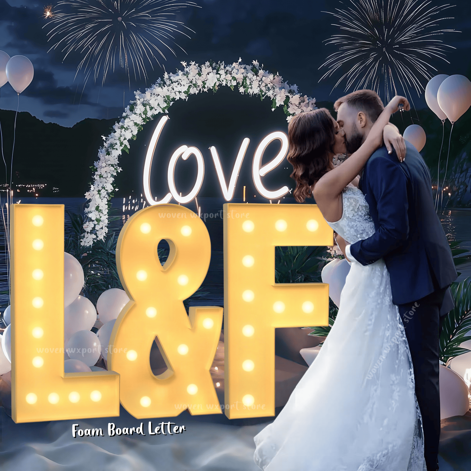 Light Up Letters Marquee - 120CM DIY Marquee Letters Marquee Warm
