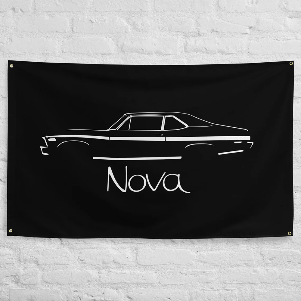 Nova Decor & Lighting Vase Glass Brun 26Cm - 1972 Nova Black Silhouette American Muscle