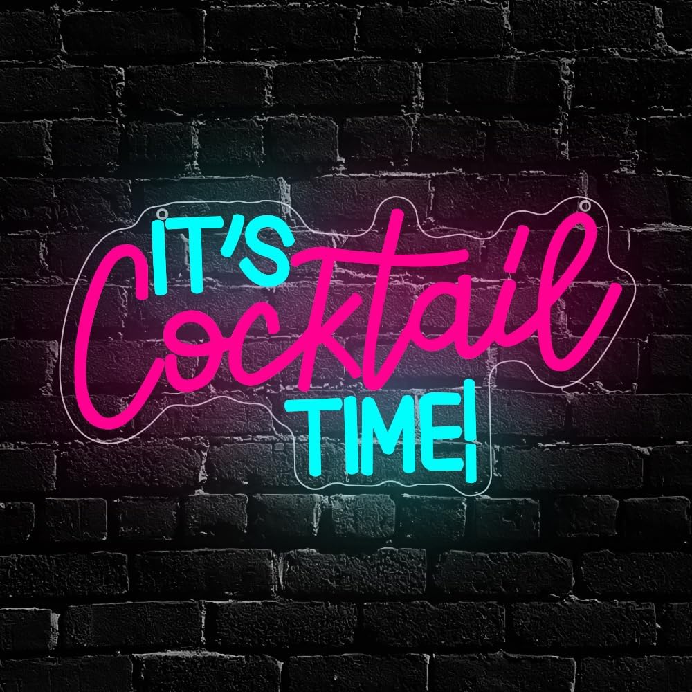 Lighting Decor Bedroom - Cocktails Neon Sign USB Powered LED