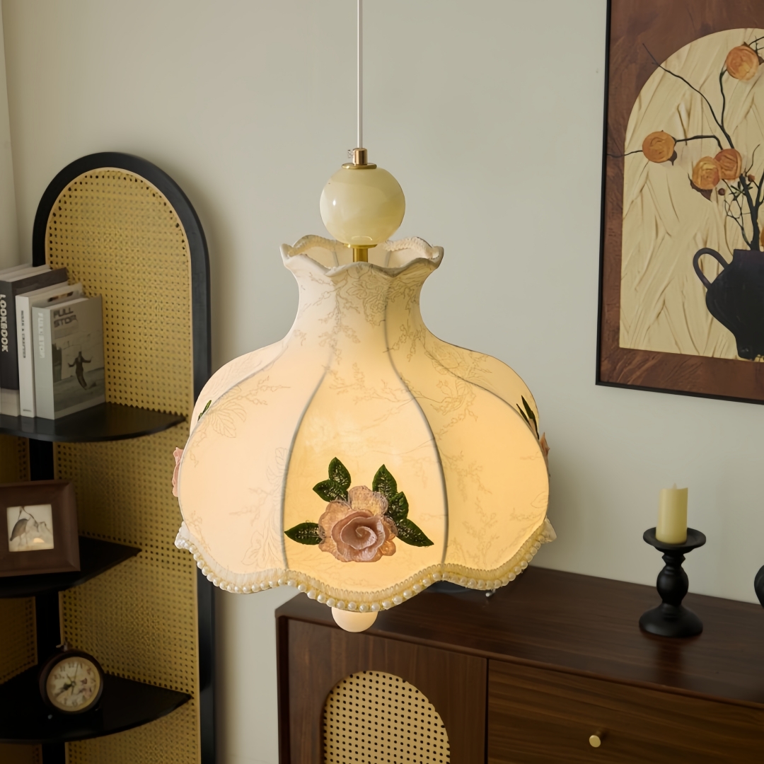 Decor Timeless Lighting - Elegant Rose Chandelier Romantic French Retro