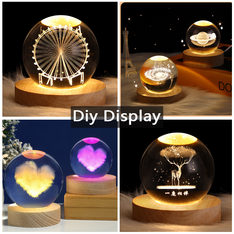 Resin Art Display Round Wood C - Lighting Decoration Stand บทวิจารณ์และราคา