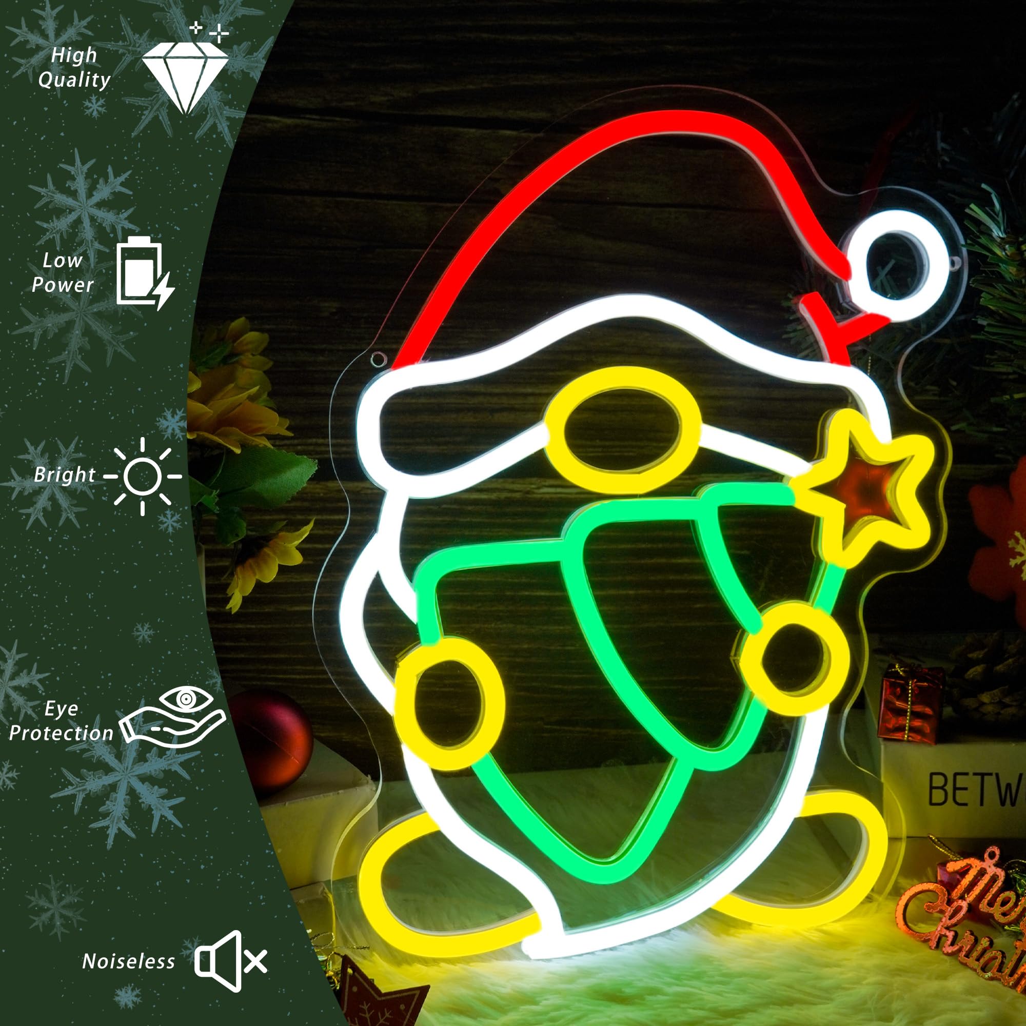 Christmas Elf Neon Sign USB Po - Santa'S Elves Holiday Lighting & Decor Llc บทวิจารณ์และราคา