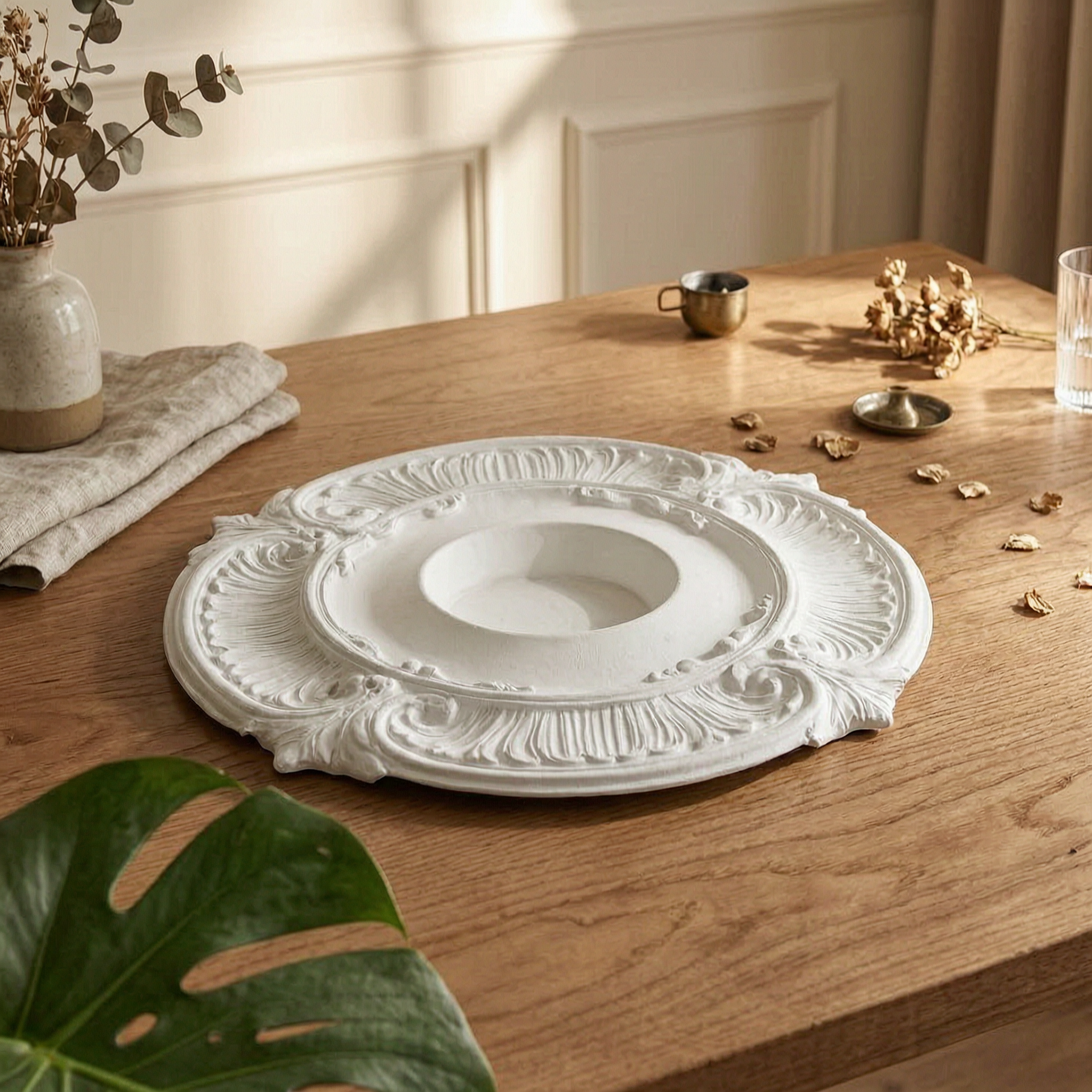 Round PU Ceiling Medallion Scr - Lighting Decorative บทวิจารณ์และราคา