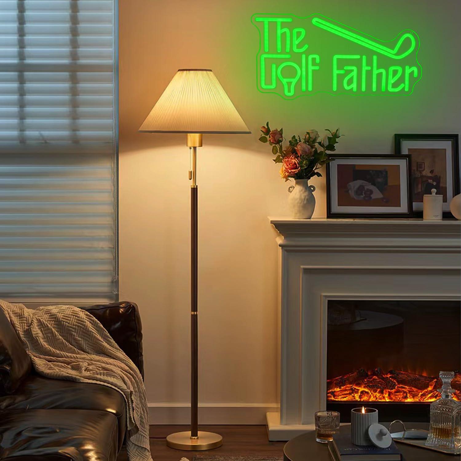 The Golf Father Neon Sign USB  - Lighting Decor Bedroom บทวิจารณ์และราคา