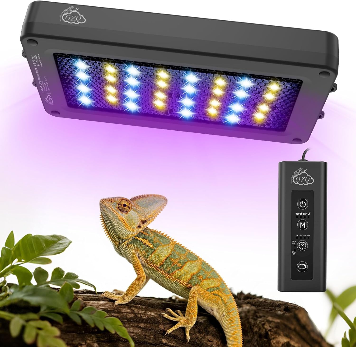 24W LED UVA UVB Reptile Lamp w - Gecko Lighting & Decor บทวิจารณ์และราคา