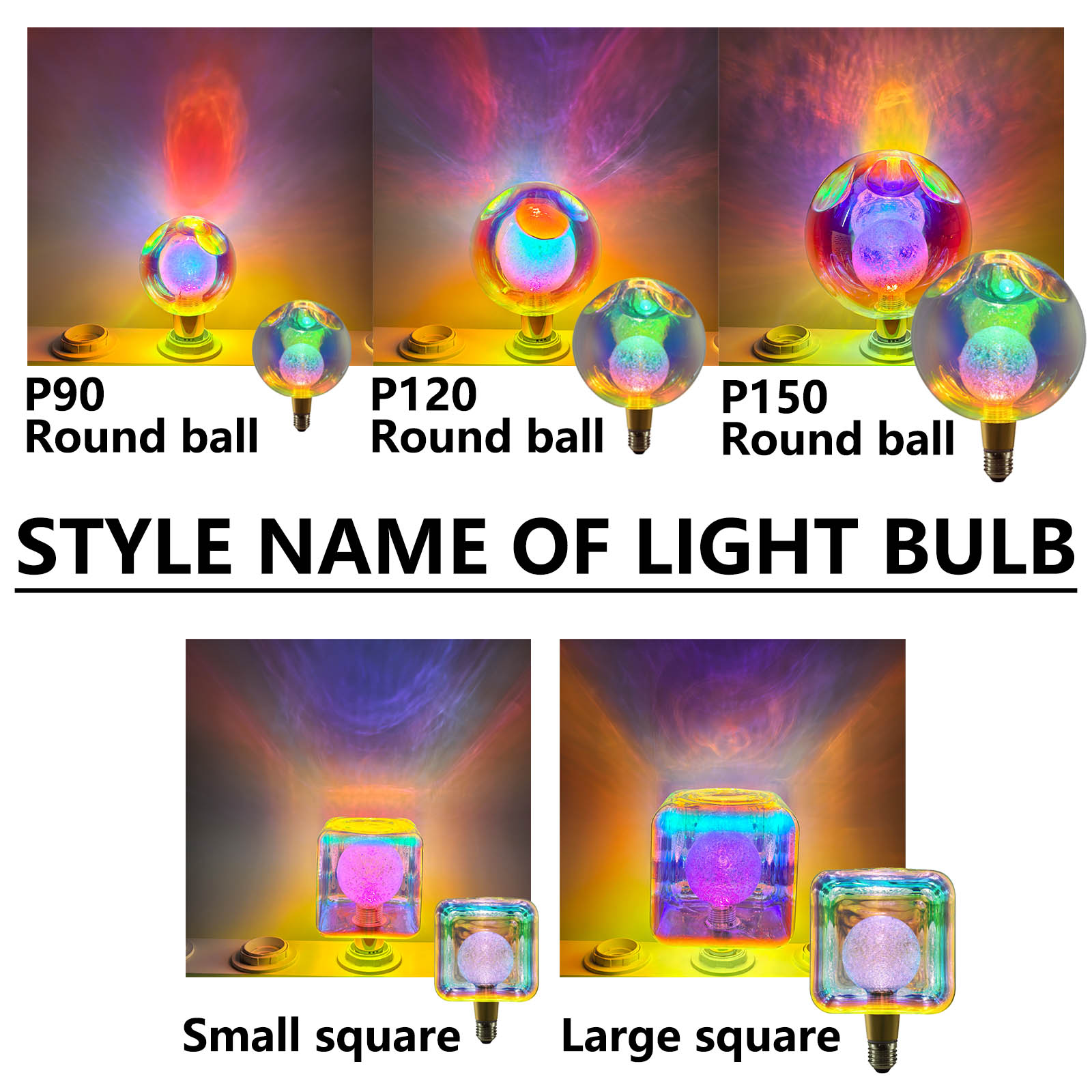E27 P90 P120 P150 Round Ball L - Led Lighting Decor บทวิจารณ์และราคา
