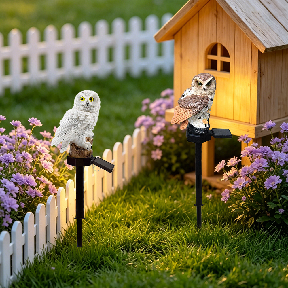 Owl Solar Light, Resin Owl Gro - Led Lighting Decor บทวิจารณ์และราคา