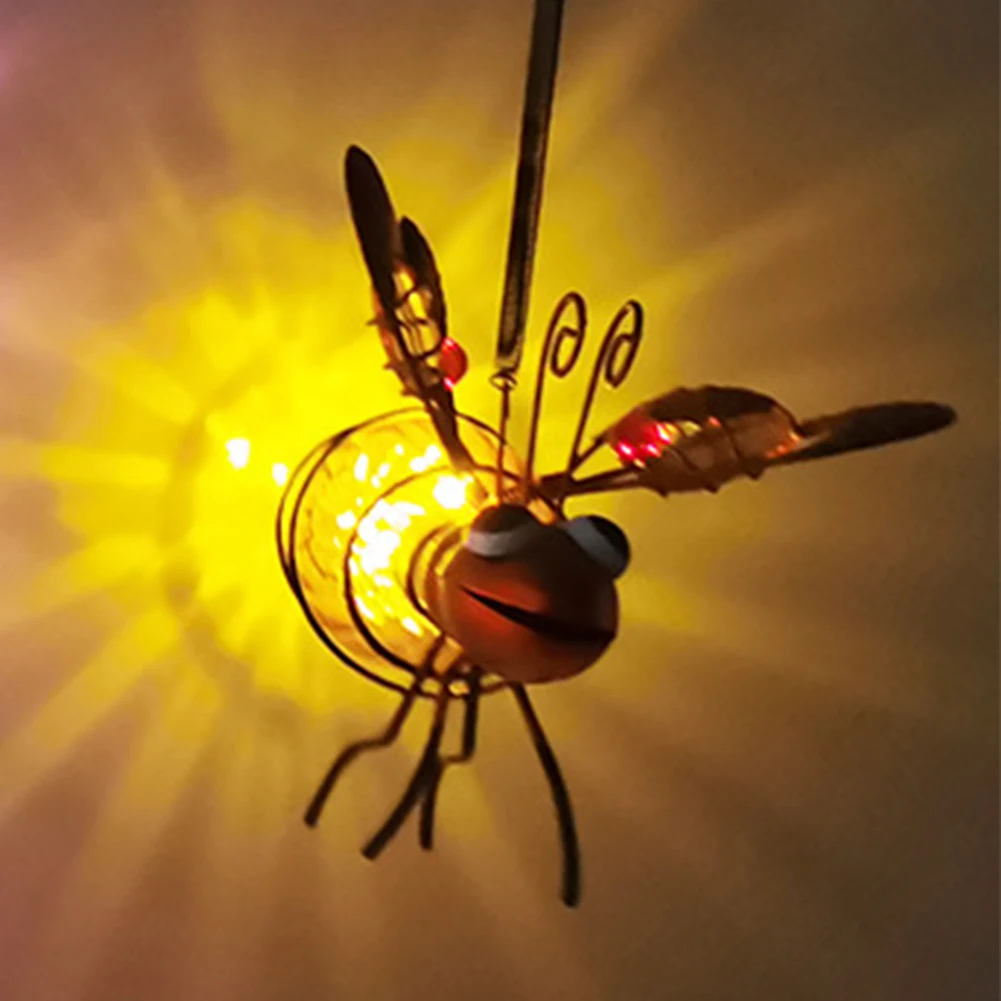 Solar Powered Hanging Bug Ligh - Lighting Bug Decor บทวิจารณ์และราคา