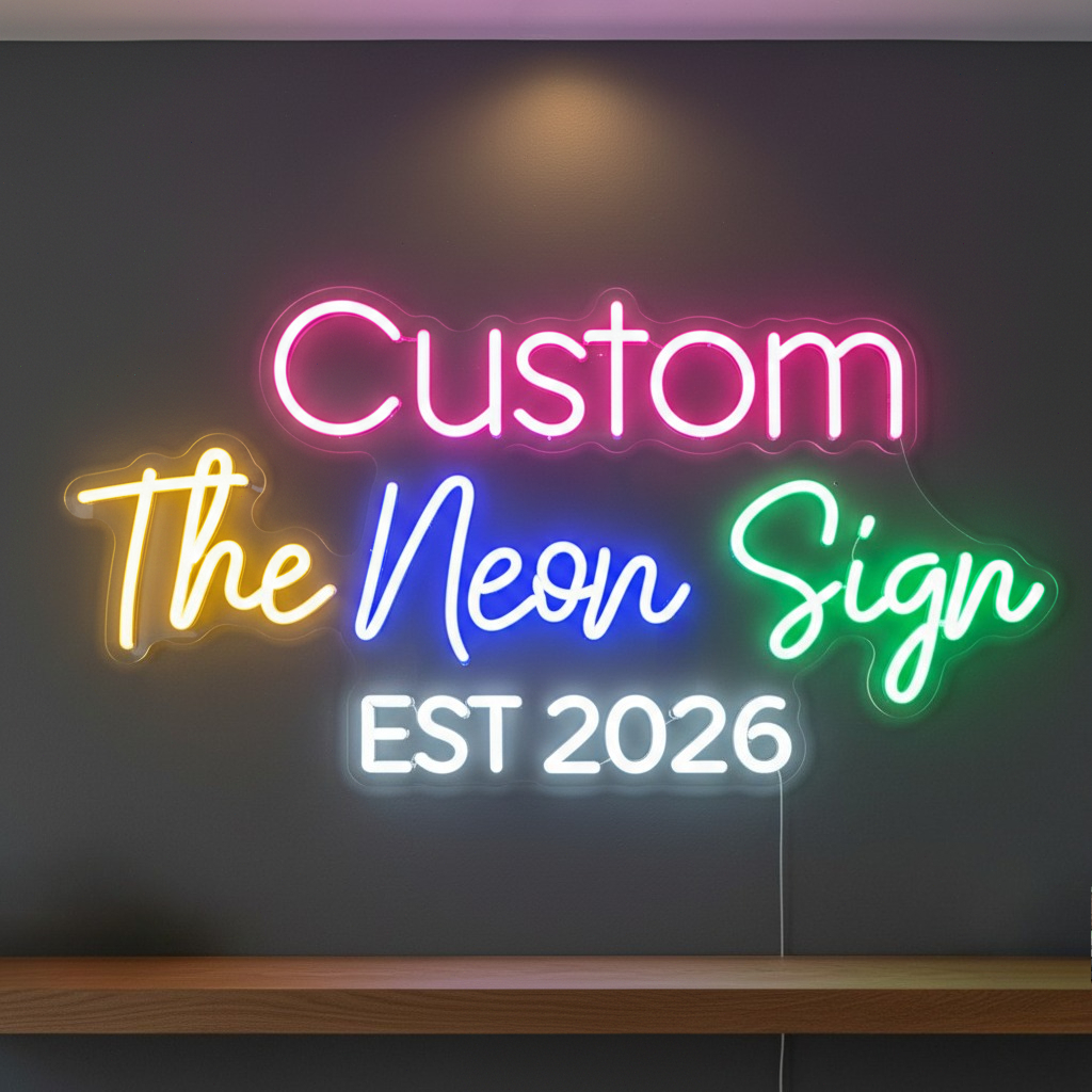 Custom Name Neon Sign Dimmable - Neon Sign Custom Led บทวิจารณ์และราคา