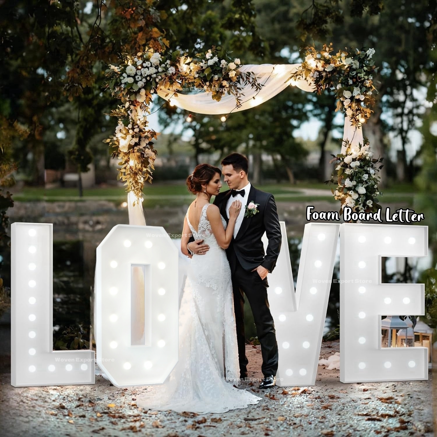 90CM/120CM DIY Marquee Letters - Light Up Letters Marquee บทวิจารณ์และราคา