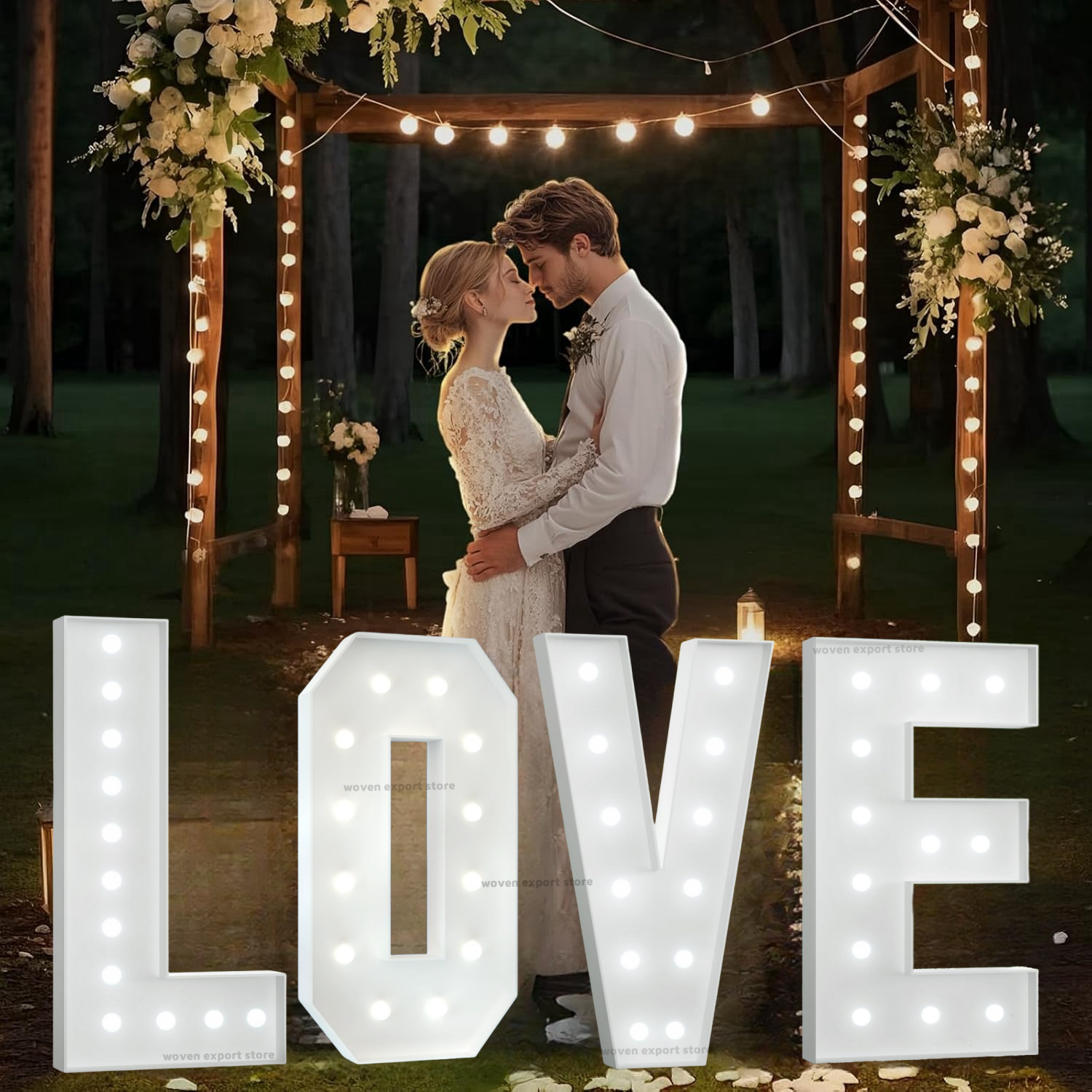90CM/120CM DIY Marquee Letters - Light Up Letters Marquee บทวิจารณ์และราคา