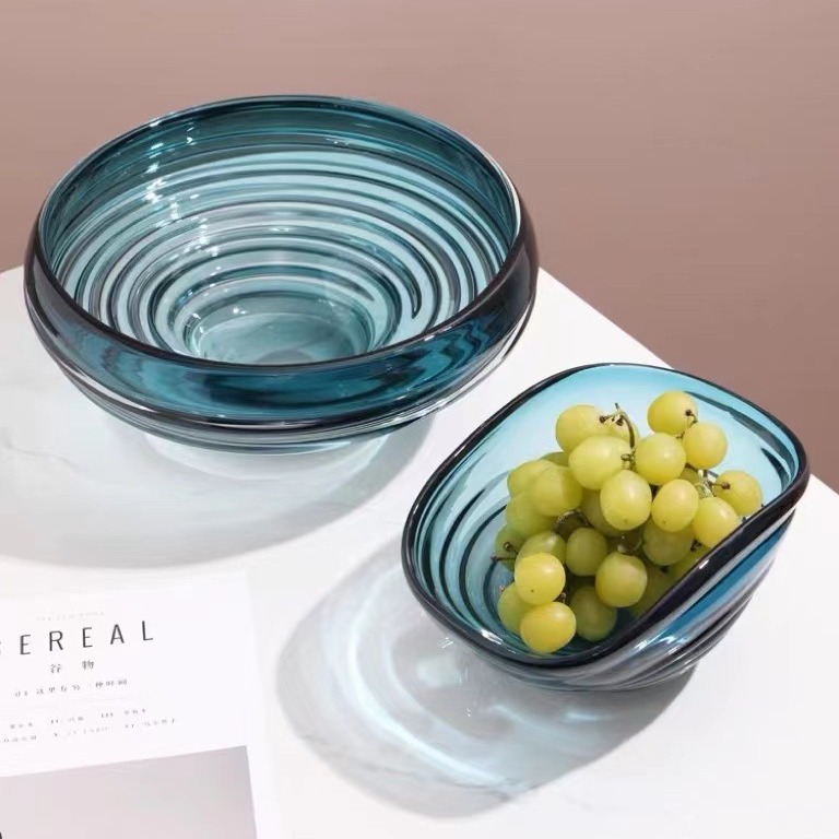 New simple glass fruit plate l - Home Decor Lighting Wholesale บทวิจารณ์และราคา