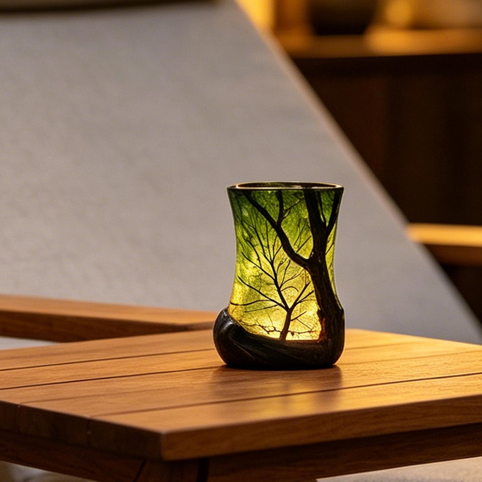 Bedside Table Lamp Forest Nigh - Lighting Decor Bedroom บทวิจารณ์และราคา