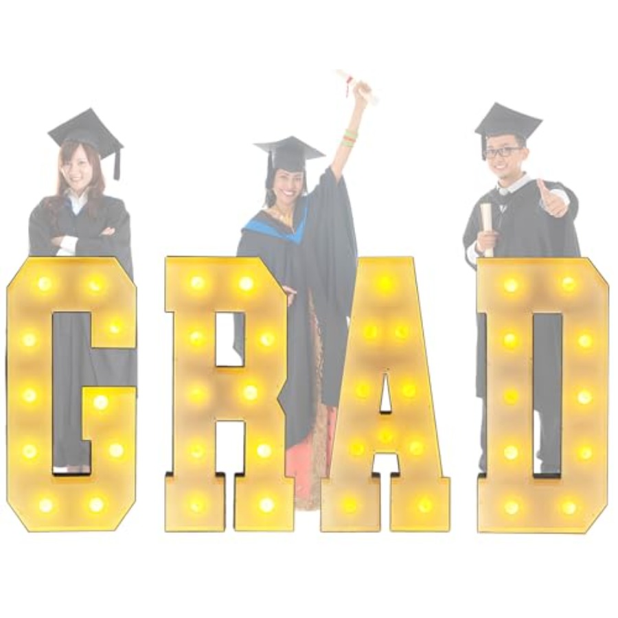 3Feet GRAD 2026 Numbers Kit fo - Light Up Letters Marquee บทวิจารณ์และราคา