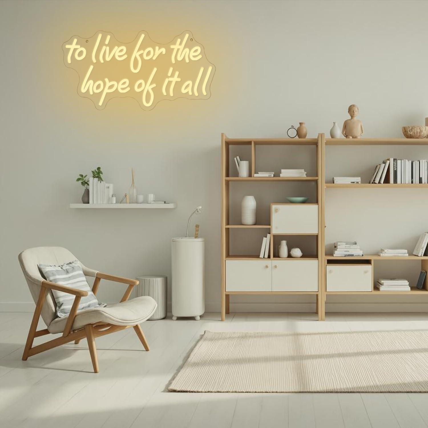 To Live For The Hope Of It All - Lighting Decor Bedroom บทวิจารณ์และราคา