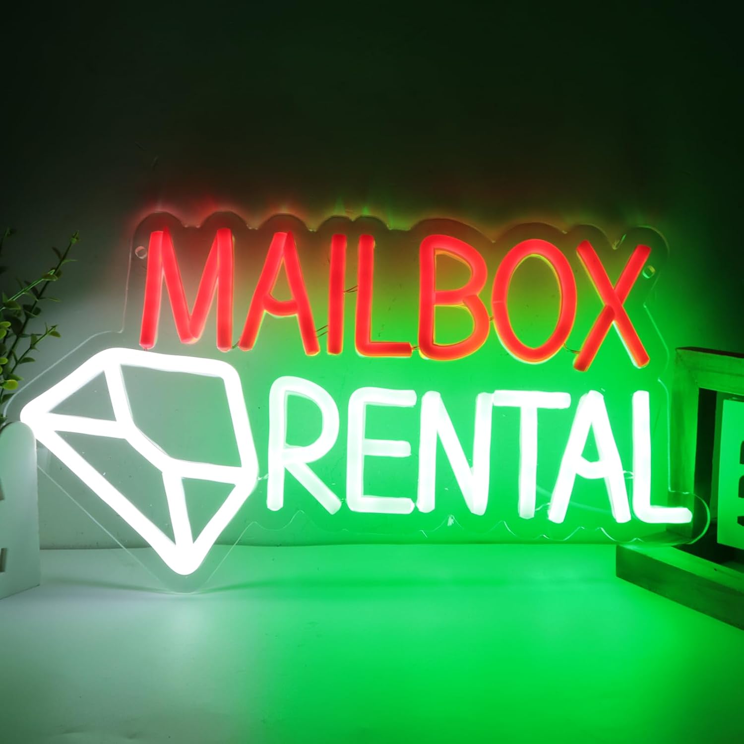 Mailbox Rental Neon Sign USB P - Lighting Decor Rentals บทวิจารณ์และราคา
