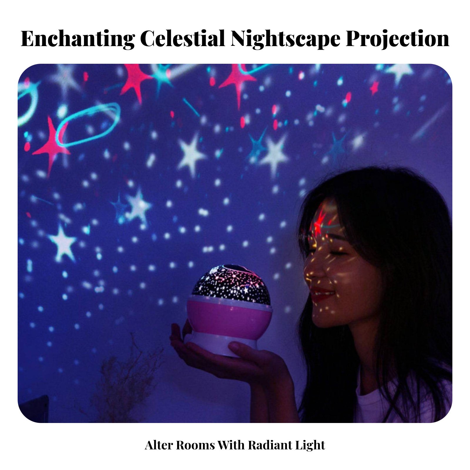 Galaxy Projection Device Celes - Led Lighting Decor บทวิจารณ์และราคา