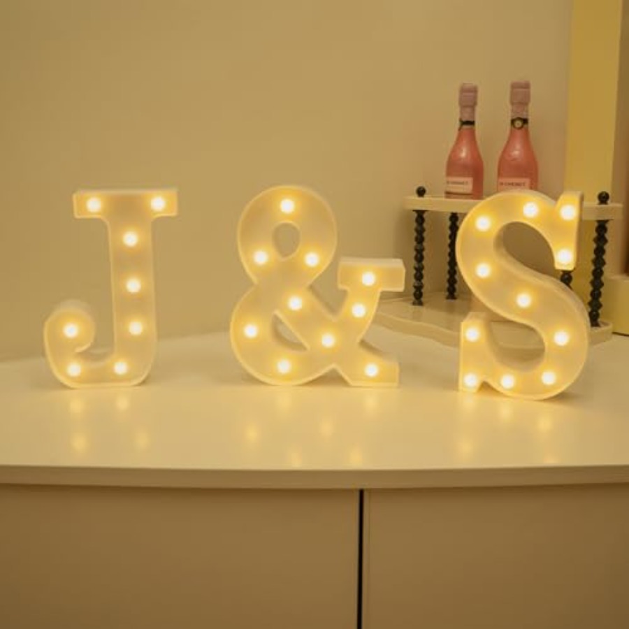 LED Letter Lights Sign Marquee - Light Up Letters Marquee บทวิจารณ์และราคา