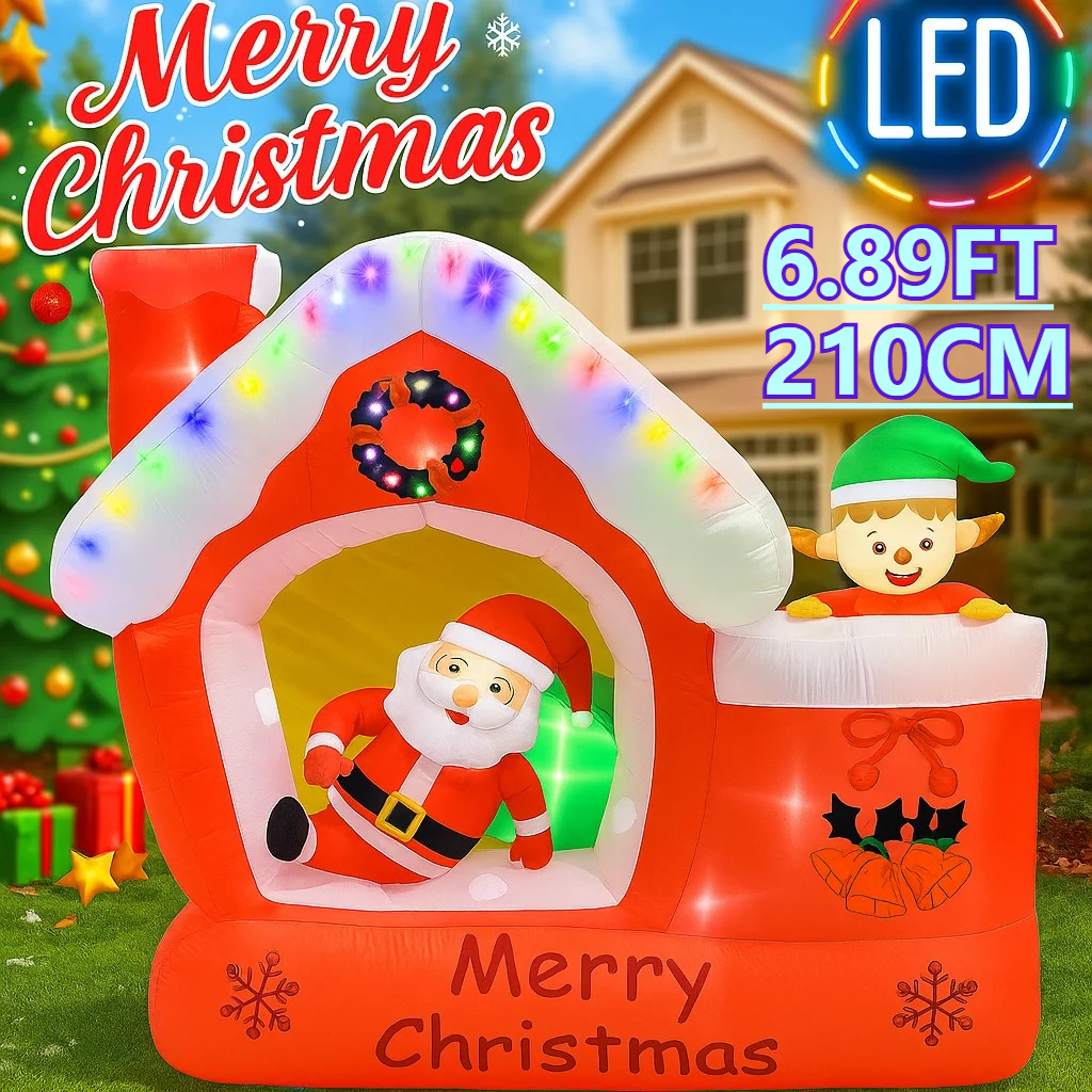 7FT Giant Holiday Lighting Wit - Santa'S Elves Holiday Lighting & Decor Llc บทวิจารณ์และราคา