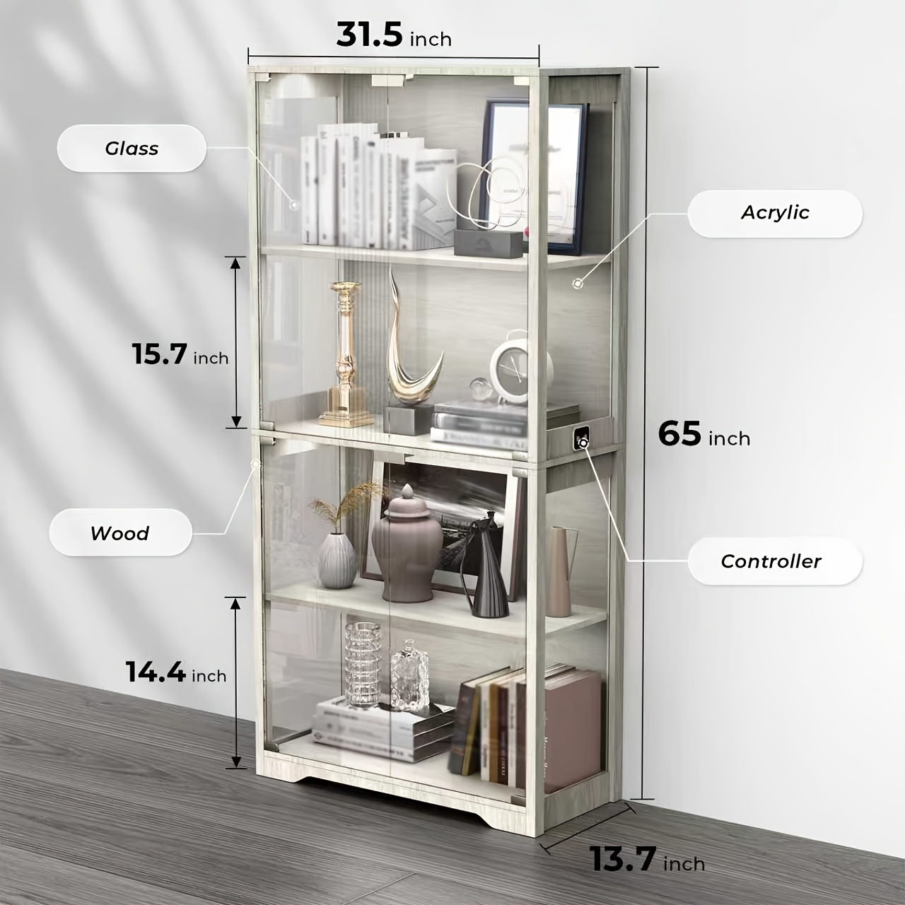 Glass Display Cases with Human - Lighting & Home Decor Studio บทวิจารณ์และราคา