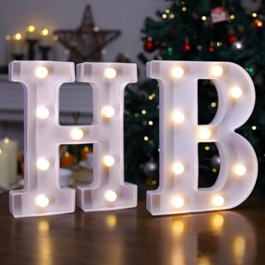 Happy Birthday Decoration Ligh - Light Up Letters Marquee บทวิจารณ์และราคา