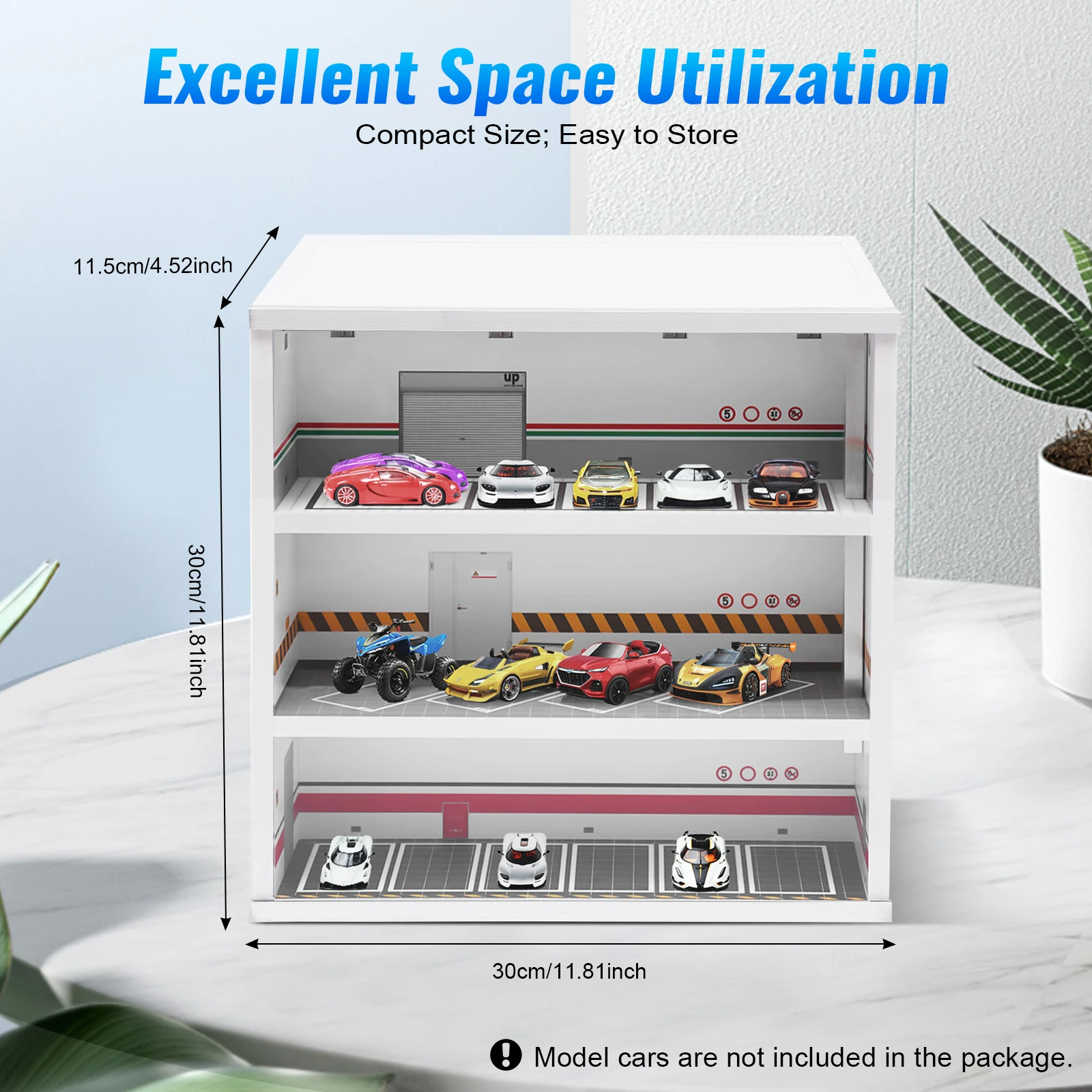 3-Layer Model Car Display Case - Lighting & Home Decor Studio บทวิจารณ์และราคา