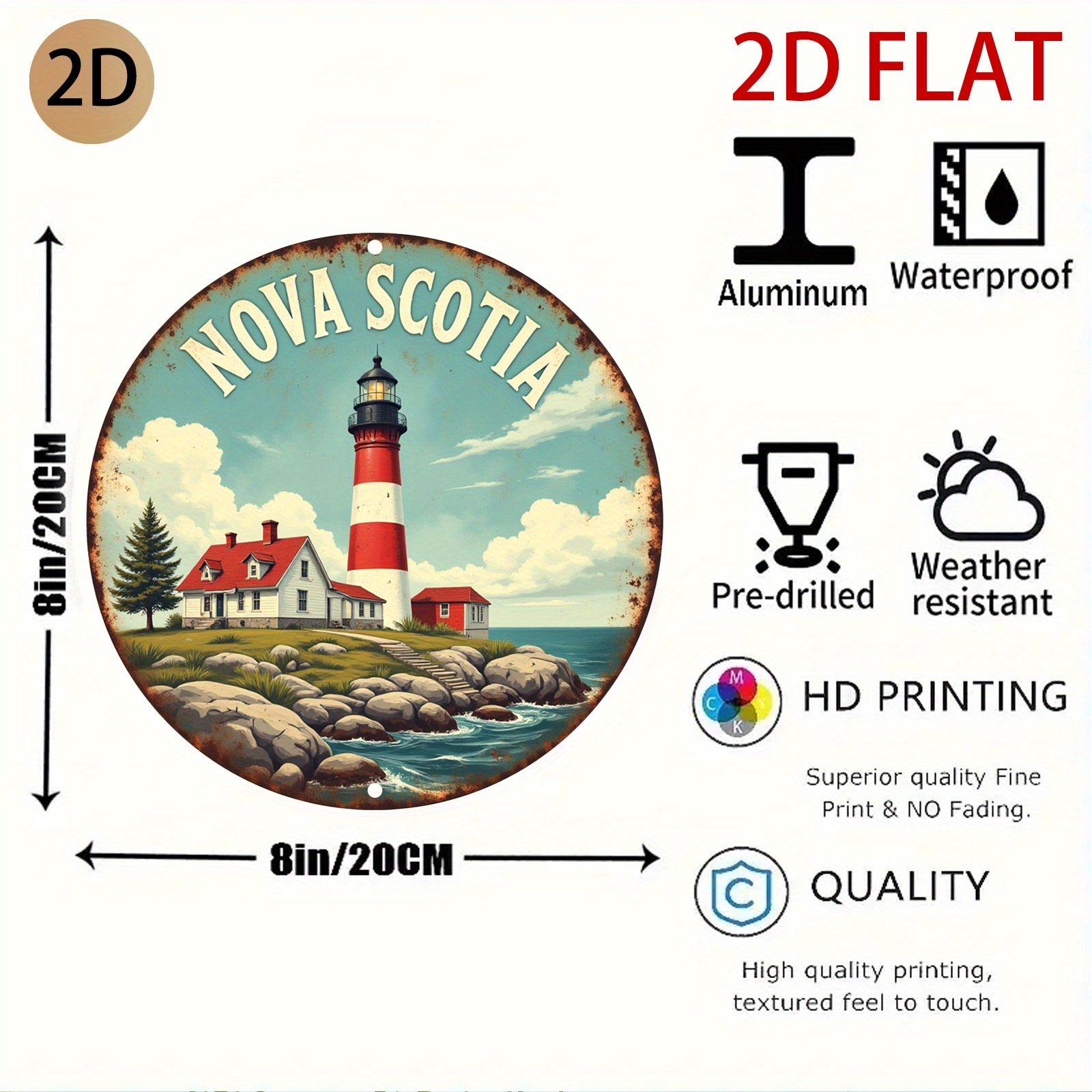 Nova Scotia Lighthouse Coastal - Nova Decor & Lighting Vase Glass Brun 26Cm บทวิจารณ์และราคา
