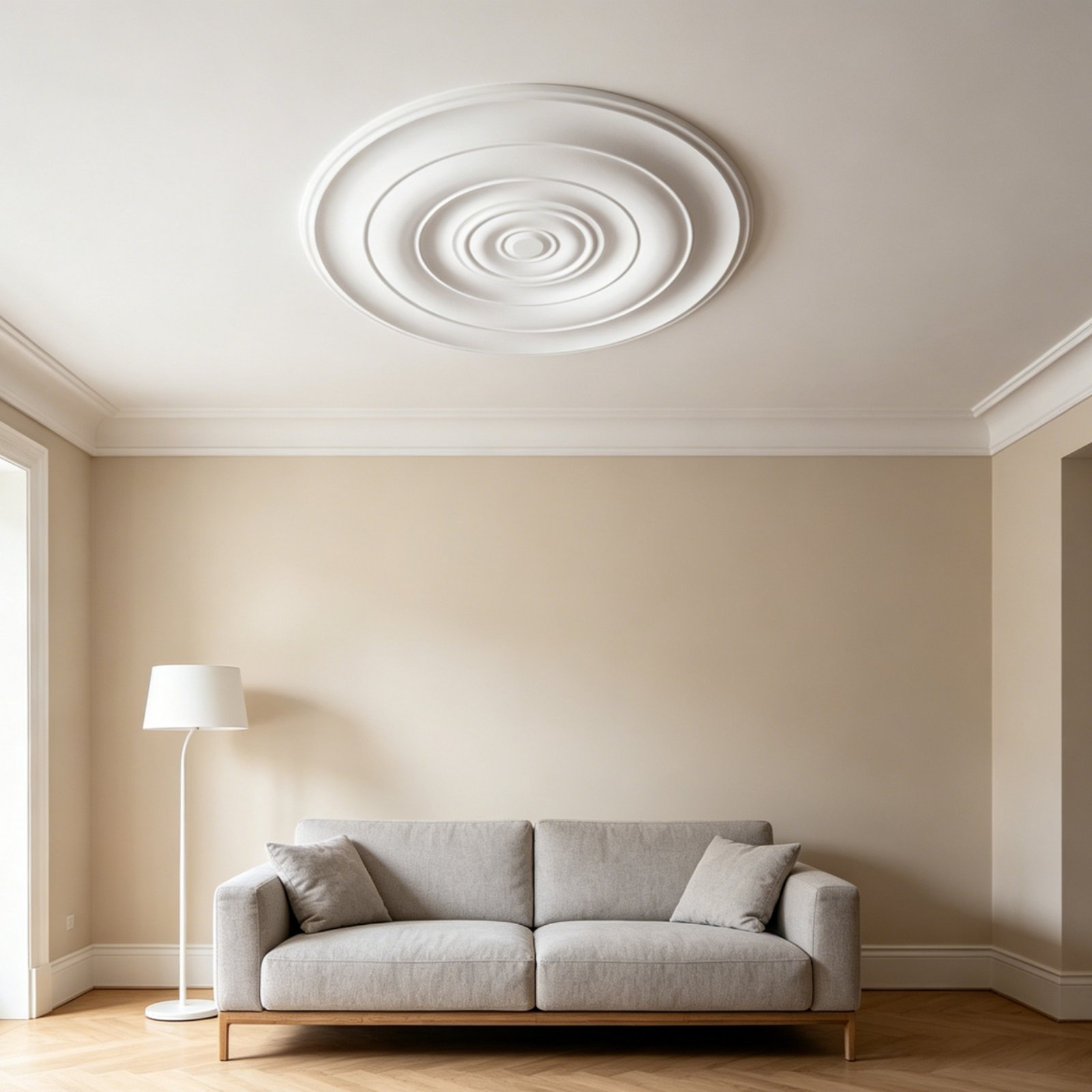 Round Ceiling Medallion Europe - Lighting Decorative บทวิจารณ์และราคา
