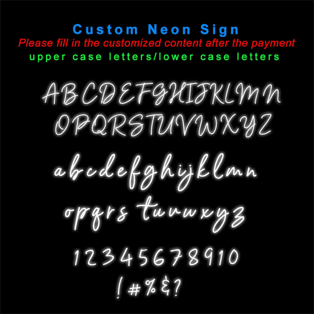 Custom LED Neon Sign USB Dimma - Neon Sign Custom Led บทวิจารณ์และราคา