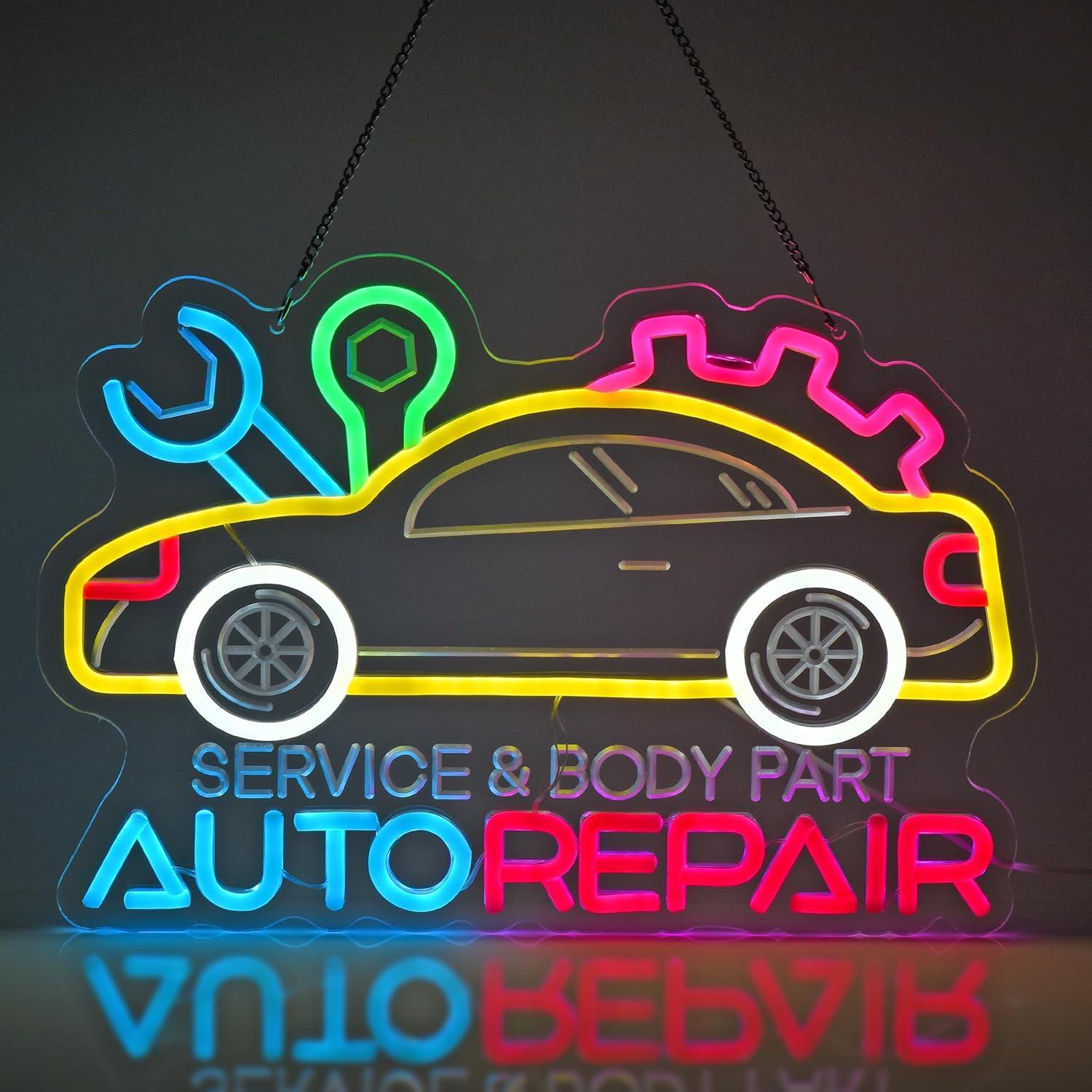 Auto Repair Neon Sign Neon Lig - Lighting Decor For Home บทวิจารณ์และราคา