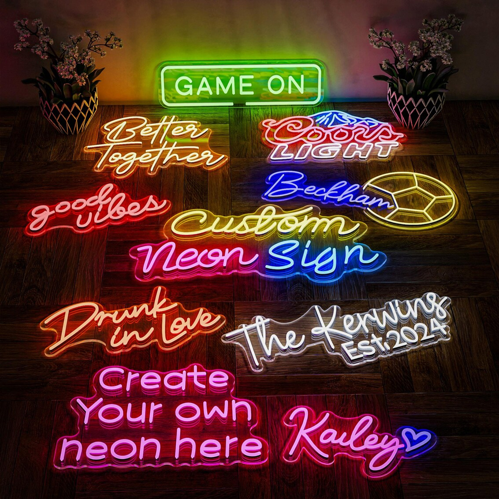 Custom Neon Sign Personalized  - Neon Sign Custom Led บทวิจารณ์และราคา