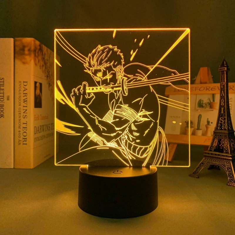One Piece Roronoa Zoro Anime C - Lighting Decoration Stand บทวิจารณ์และราคา