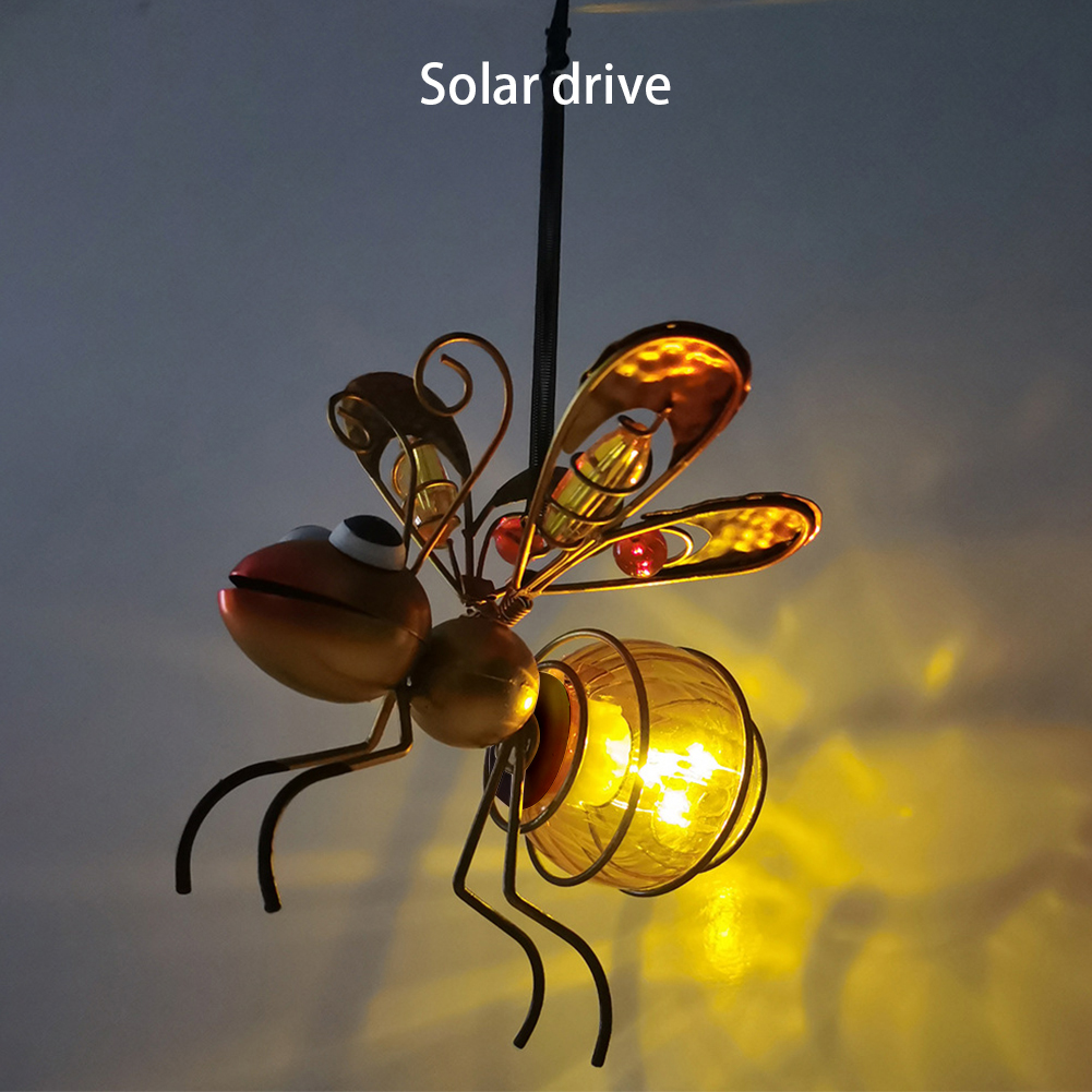 Solar Powered Hanging Bug Ligh - Lighting Bug Decor บทวิจารณ์และราคา