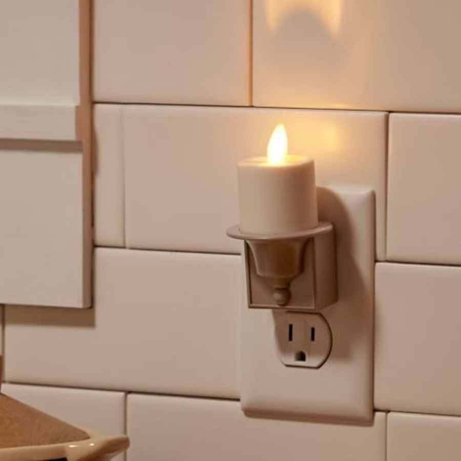 Flameless Candle Nightlight w/ - Decor Timeless Lighting บทวิจารณ์และราคา