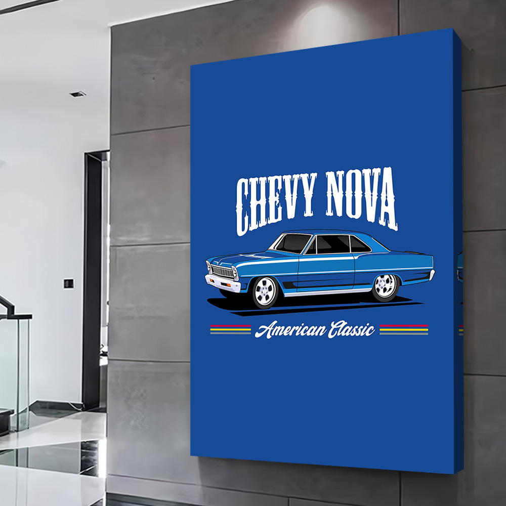 Chevy Nova Classic Cars Printi - Nova Decor & Lighting Vase Glass Brun 26Cm บทวิจารณ์และราคา