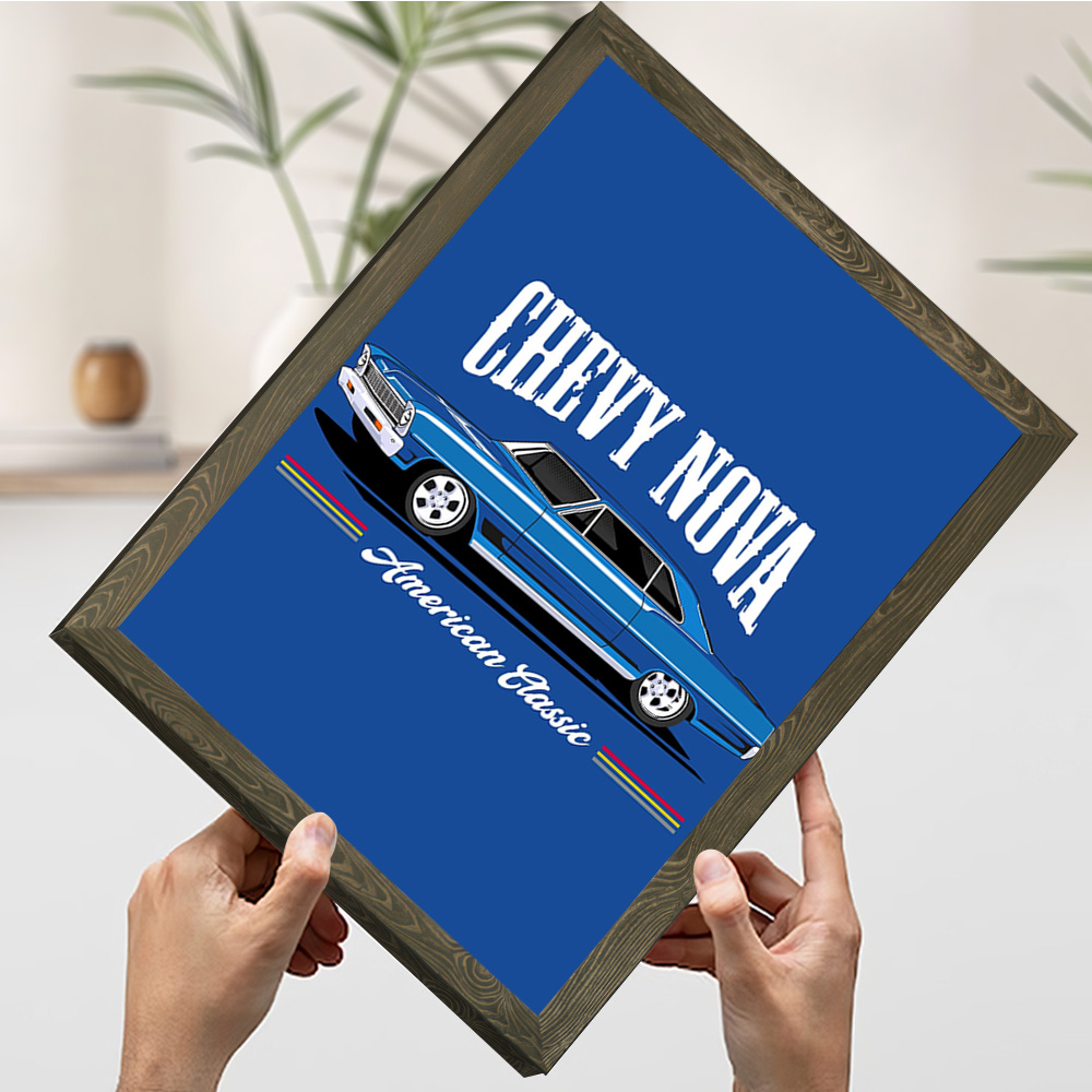 Chevy Nova Classic Cars Printi - Nova Decor & Lighting Vase Glass Brun 26Cm บทวิจารณ์และราคา