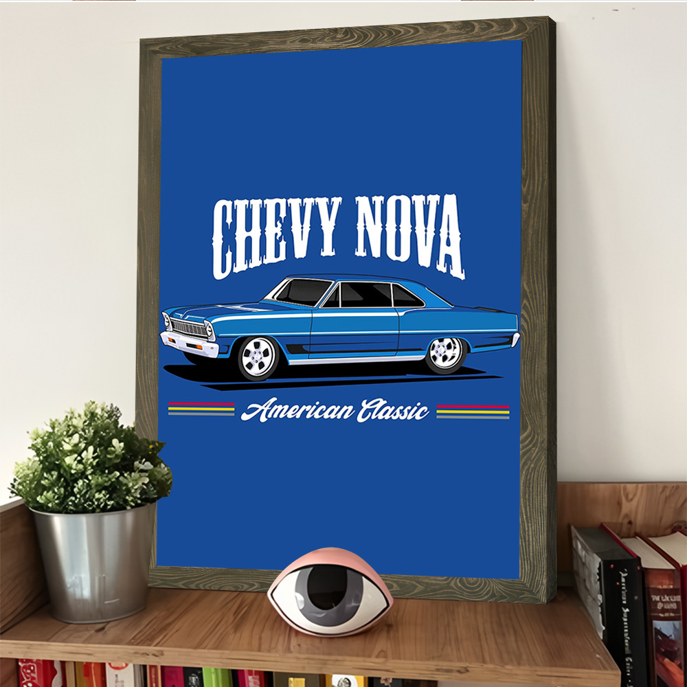 Chevy Nova Classic Cars Printi - Nova Decor & Lighting Vase Glass Brun 26Cm บทวิจารณ์และราคา