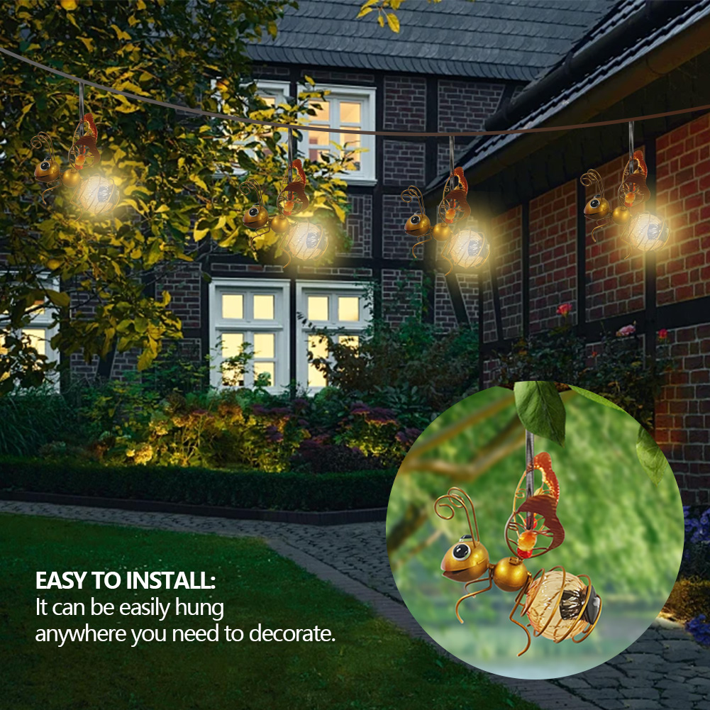 LED Solar Iron Insect Fairy Li - Lighting Bug Decor บทวิจารณ์และราคา