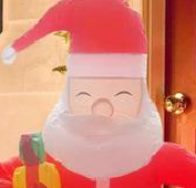 Inflatable Santa Claus Outdoor - Lighting Decoration Stand บทวิจารณ์และราคา