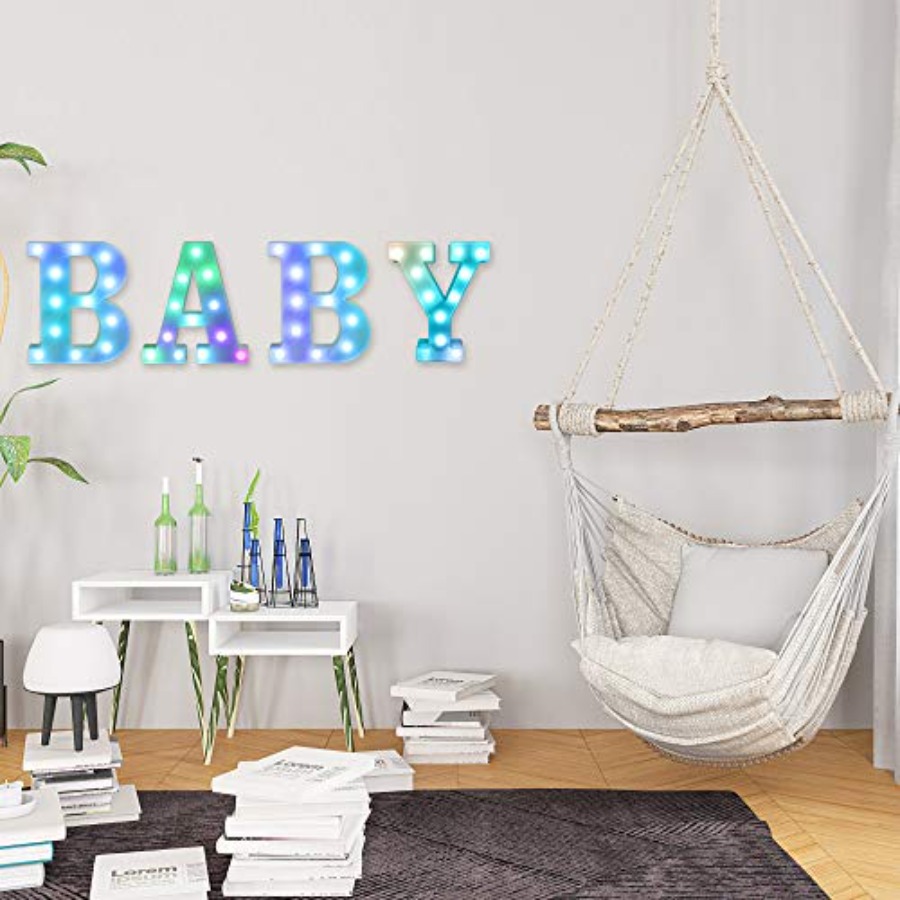 ful LED Letter Lights with Rem - Light Up Letters Marquee บทวิจารณ์และราคา