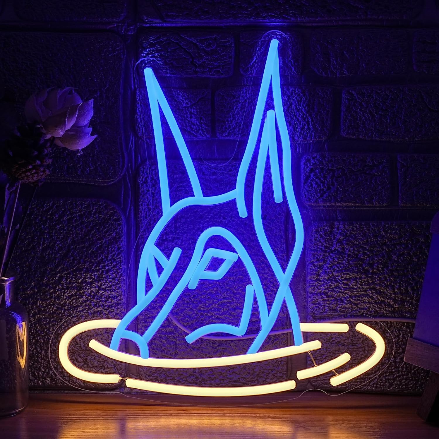 Doberman Dog Neon Sign Art Wal - Lighting Decor Bedroom บทวิจารณ์และราคา