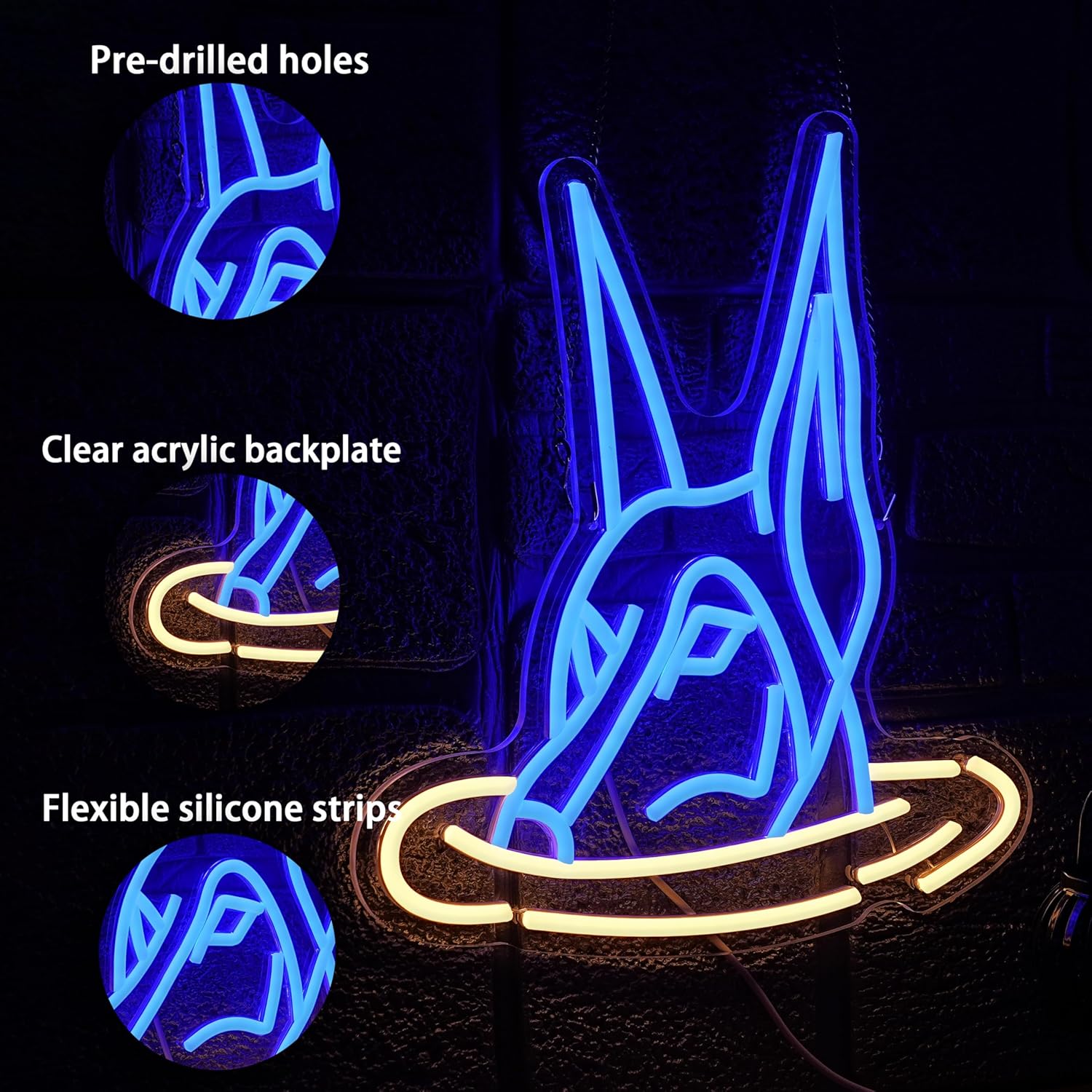 Doberman Dog Neon Sign Art Wal - Lighting Decor Bedroom บทวิจารณ์และราคา