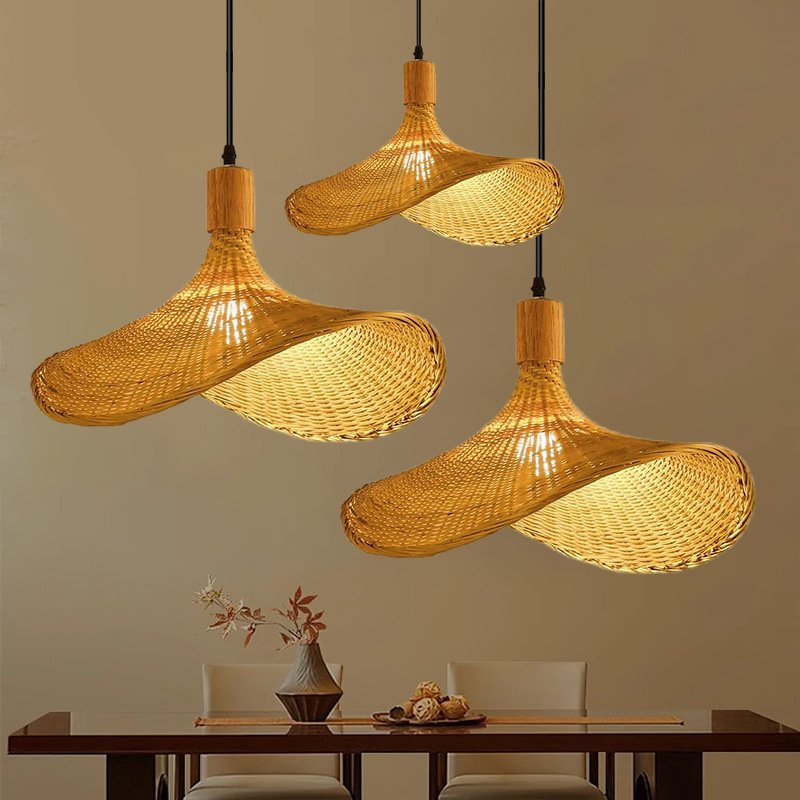 New Chinese Zen Bamboo Woven P - Lighting Decor Rentals บทวิจารณ์และราคา