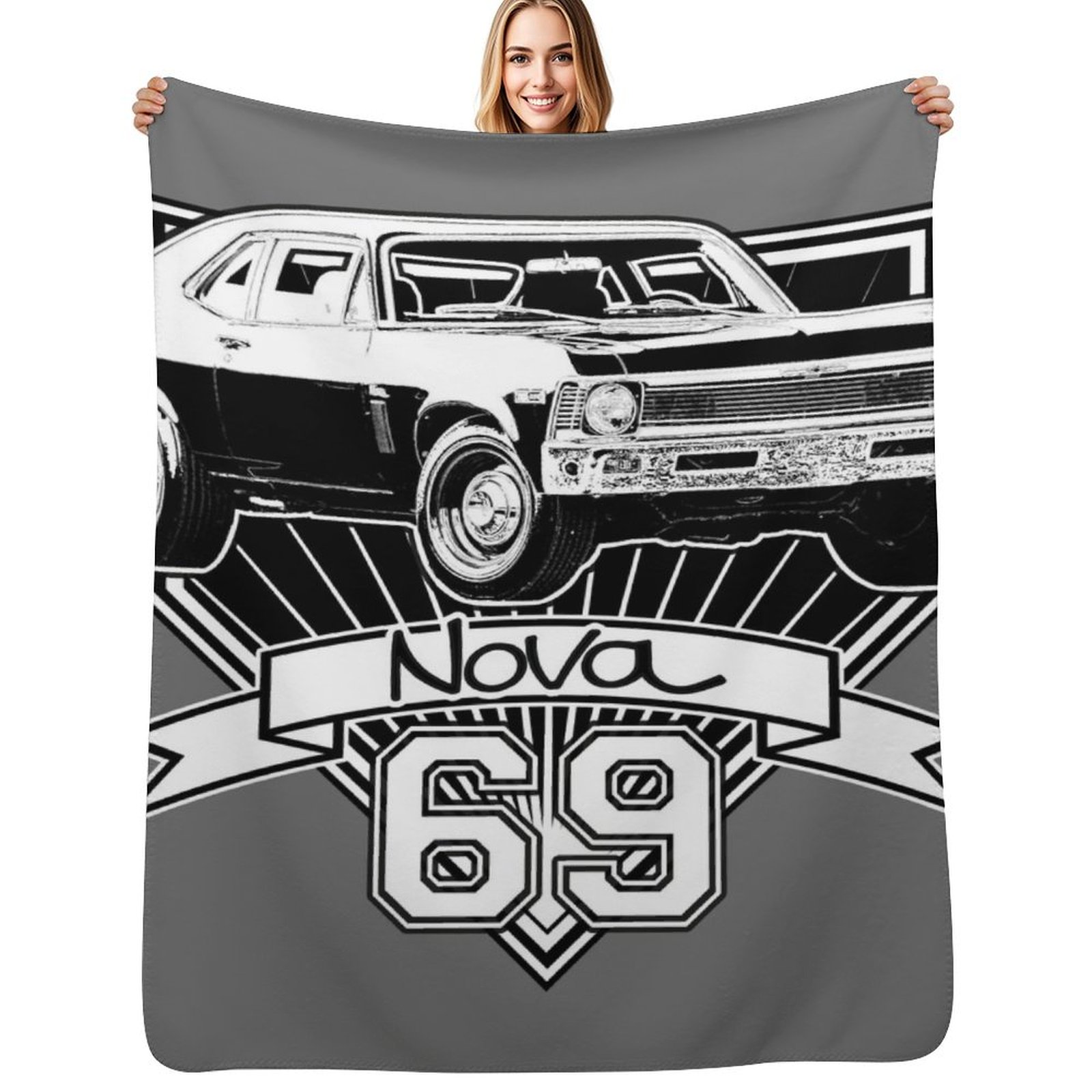 1969 Nova Throw Blanket Soft H - Nova Decor & Lighting Vase Glass Brun 26Cm บทวิจารณ์และราคา