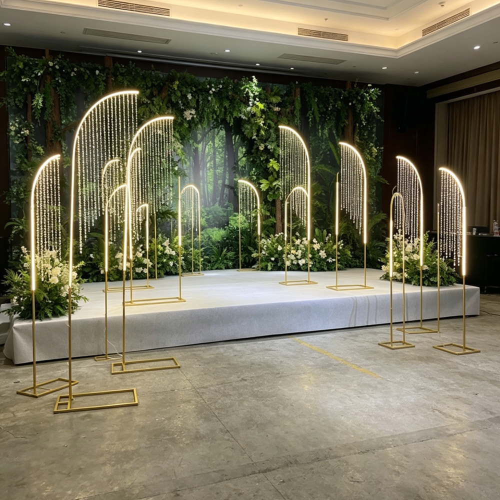 4pcs 270 280 290 cm  Custom LE - Lighting Decor Rentals บทวิจารณ์และราคา